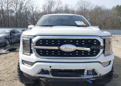 2021 Ford F-150 Platinum z USA, uszkodzony, nr VIN 1FTFW1E51MFA65834